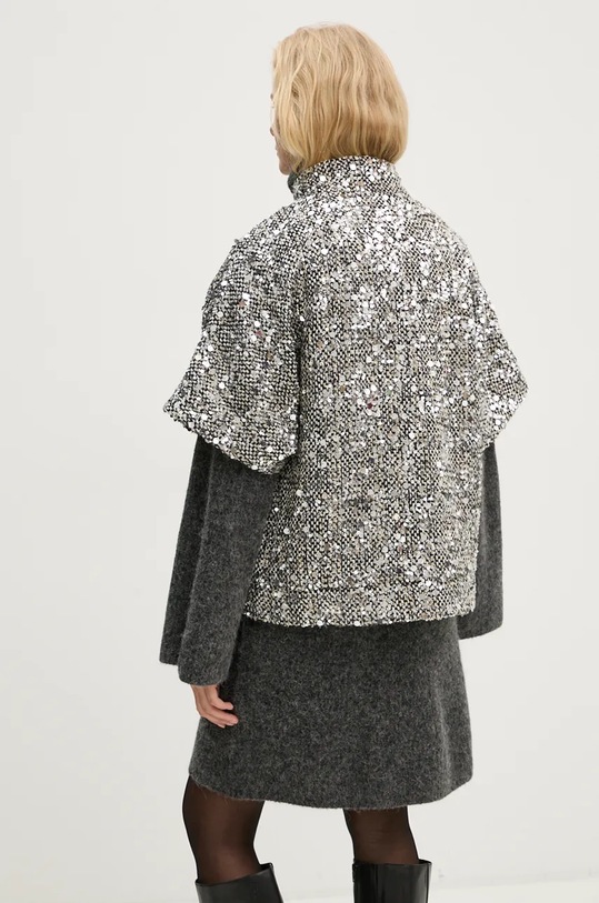 Abbigliamento Bruuns Bazaar blazer con aggiunta di lana FrangiBBCarly waistcoat BBW4046 argento