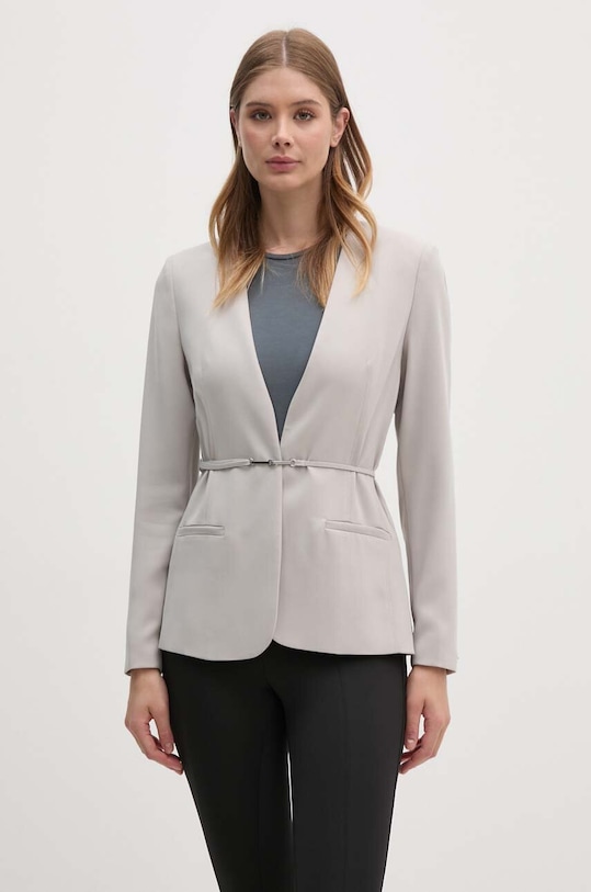 Calvin Klein marynarka tkanina beżowy K20K207154