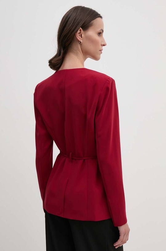 Odzież Calvin Klein marynarka K20K207154 bordowy