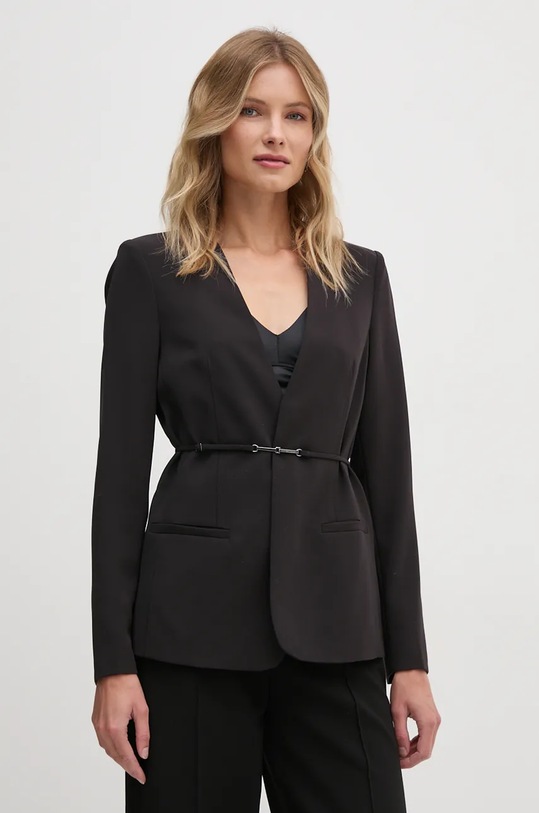 Calvin Klein marynarka tkanina czarny K20K207154