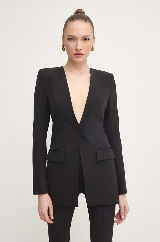 Patrizia Pepe sacou cu captuseala negru 8S0498.A110
