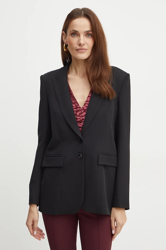 Піджак Patrizia Pepe з підкладкою чорний 8S1456.A454