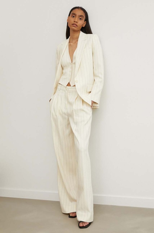 A.L.C. kamizelka Woodson 5TOPS01638 beżowy AW24