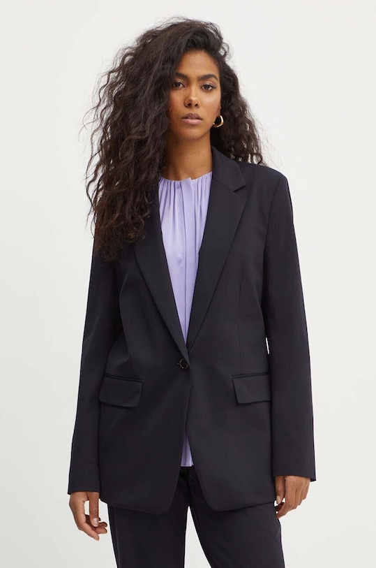 BOSS marynarka tkanina czarny 50523906