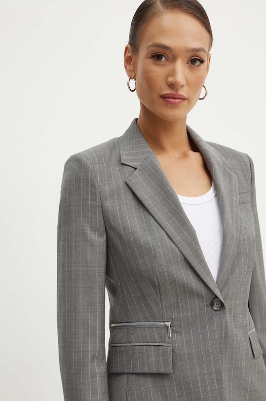 BOSS marynarka wełniana szary 50525891