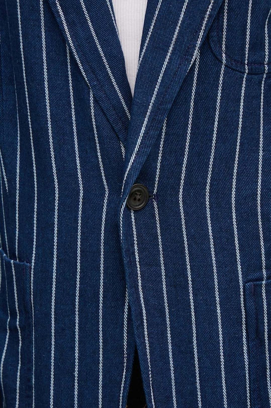 Polo Ralph Lauren marynarka lniana 211934940 niebieski