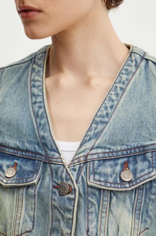 Guess Originals vesta jeans W4YG21.D4XY0 albastru