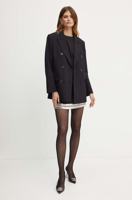 Пиджак с примесью шерсти Pinko 103695.A1XX чёрный AW24