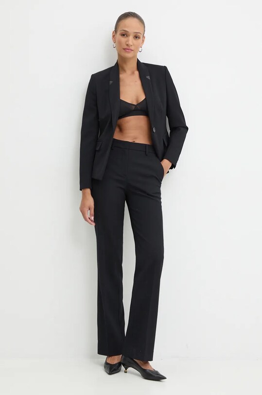 Піджак з домішкою вовни Pinko 103694.A1XX чорний AW24