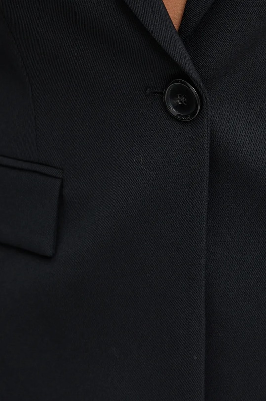 Pinko marynarka z domieszką wełny 103694.A1XX czarny