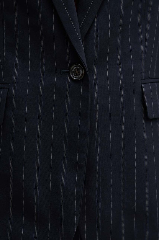 Шерстяной пиджак Lauren Ralph Lauren 200940232 тёмно-синий