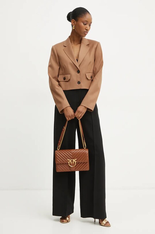 Сако Pinko 104337.A1B3 кафяв AW24