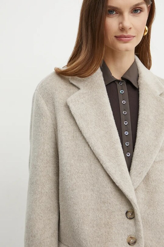 Vlněný kabát Pinko béžová 104481.A27W