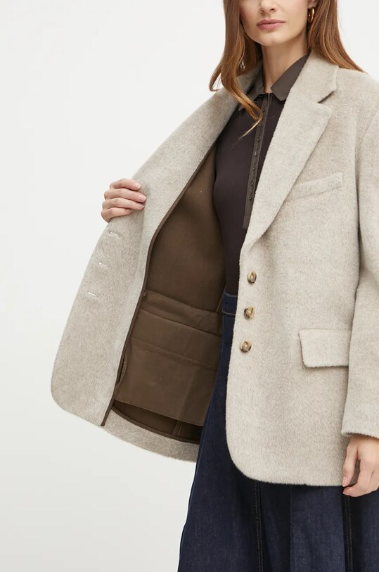 Vlněný kabát Pinko 104481.A27W