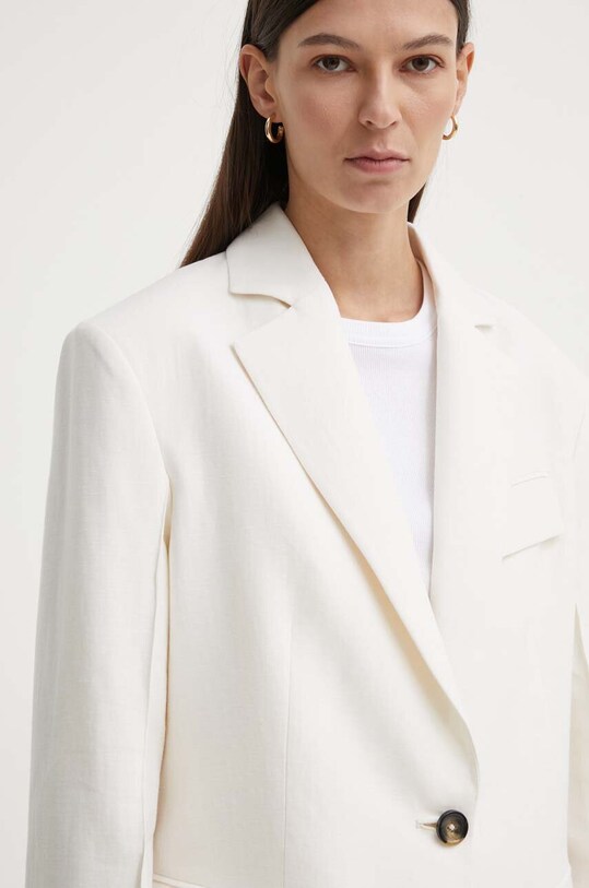 Пиджак с примесью льна Day Birger et Mikkelsen Marcy - Solid Linen DAY65243278 бежевый