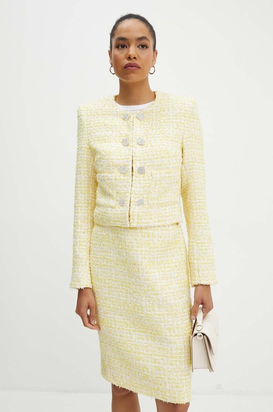 Sako Rotate Boucle Cropped Jacket s podstavom zlatna 1127721895