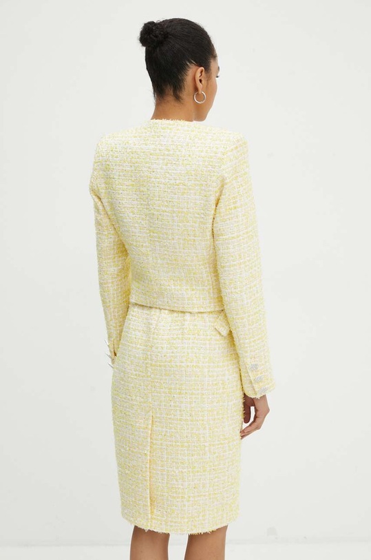 Odjeća Sako Rotate Boucle Cropped Jacket 1127721895 zlatna