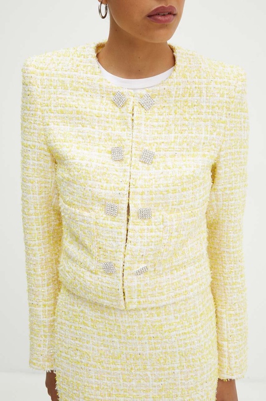 Sako Rotate Boucle Cropped Jacket zlatna 1127721895