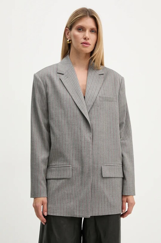 Піджак Remain Herringbone Blazer з підкладкою сірий 5018723038