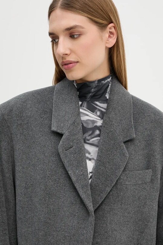 Вовняний піджак Remain Heavy Wool Blazer сірий 501887514