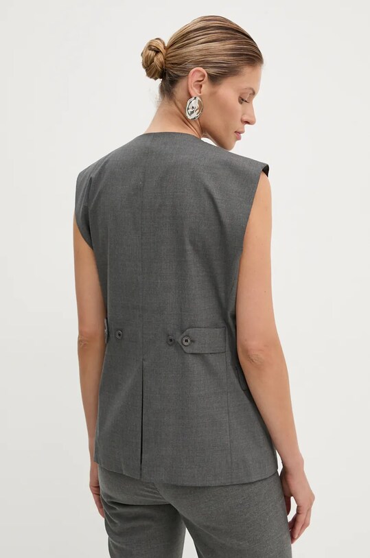 Одяг Жилетка з домішкою вовни Remain 5018981959 сірий