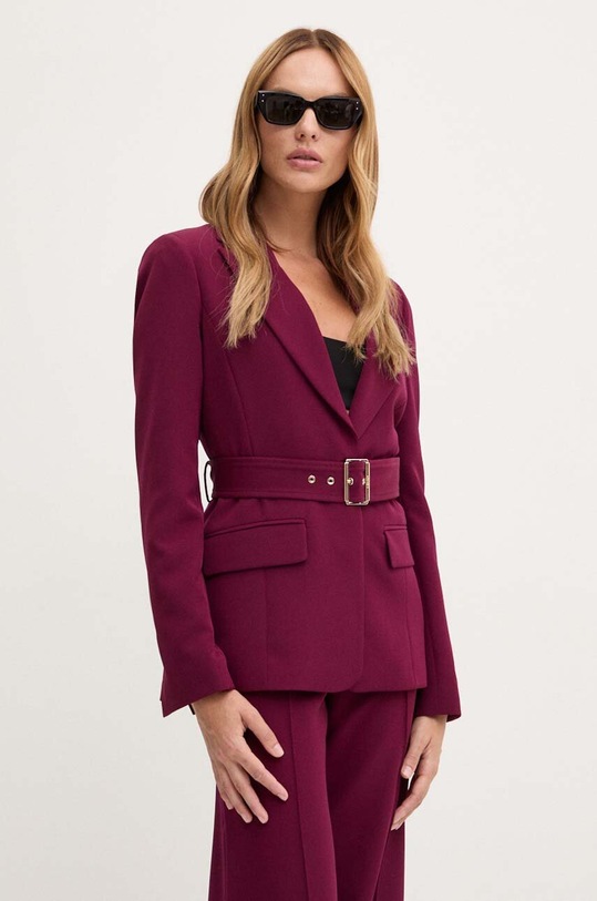 Σακάκι Liu Jo ύφασμα μπορντό WF4276.TS896