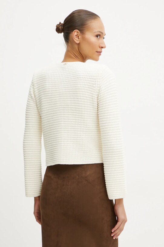 Odzież Liu Jo kardigan z domieszką wełny WF4443.MS016 beżowy