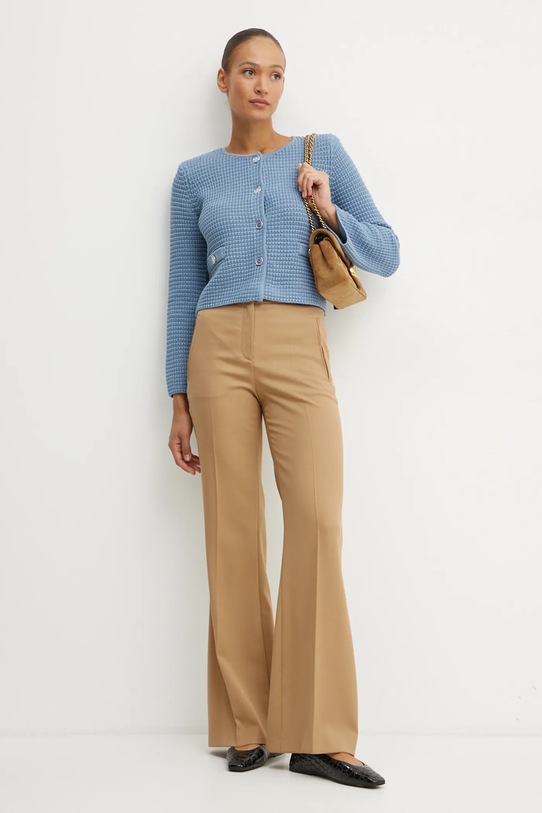 Кардиган з домішкою вовни Liu Jo WF4443.MS016 блакитний AW24