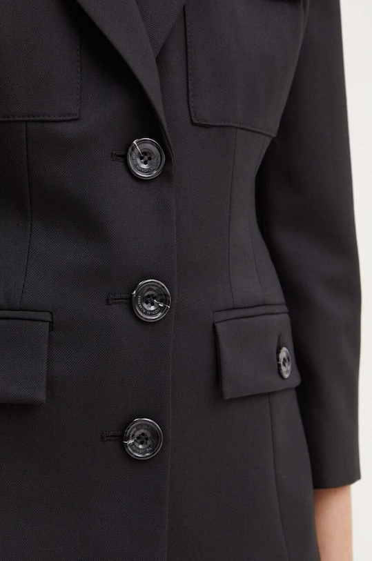 Elisabetta Franchi blazer con aggiunta di lana GI10746E2 nero