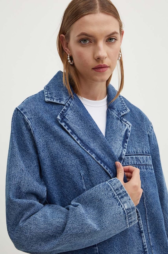 Karl Lagerfeld Jeans marynarka jeansowa niebieski 245J1401