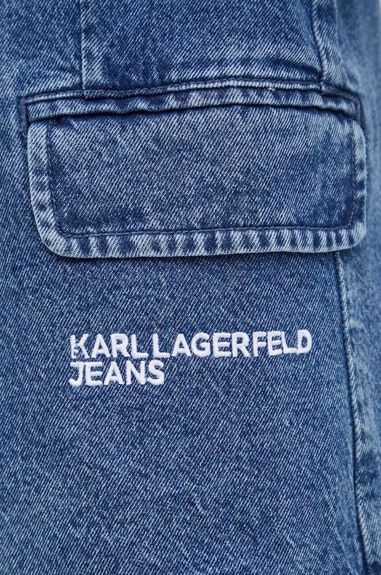 Karl Lagerfeld Jeans marynarka jeansowa 245J1401 niebieski