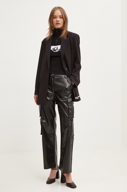 Sako Karl Lagerfeld Jeans 245J1404 černá AW24