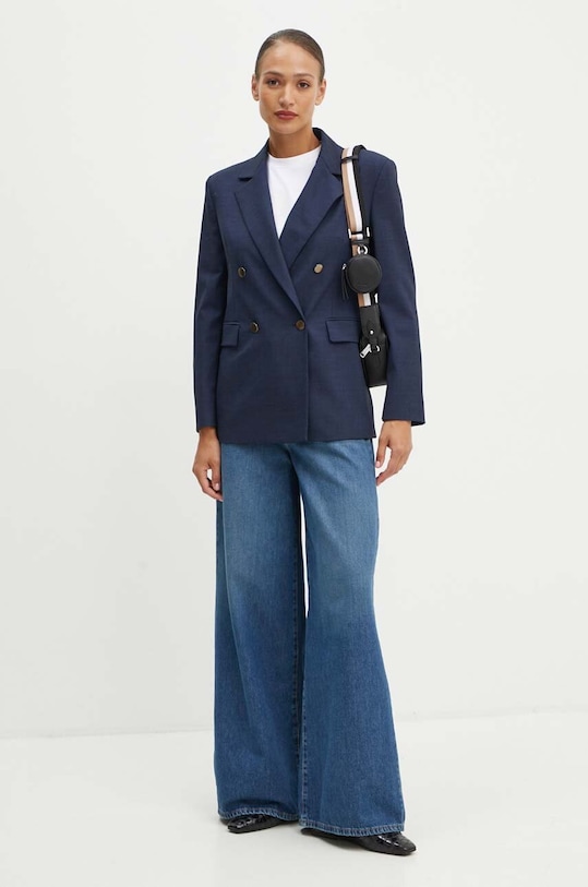 MAX&Co. sacou din lână 2426046022200 bleumarin AW24