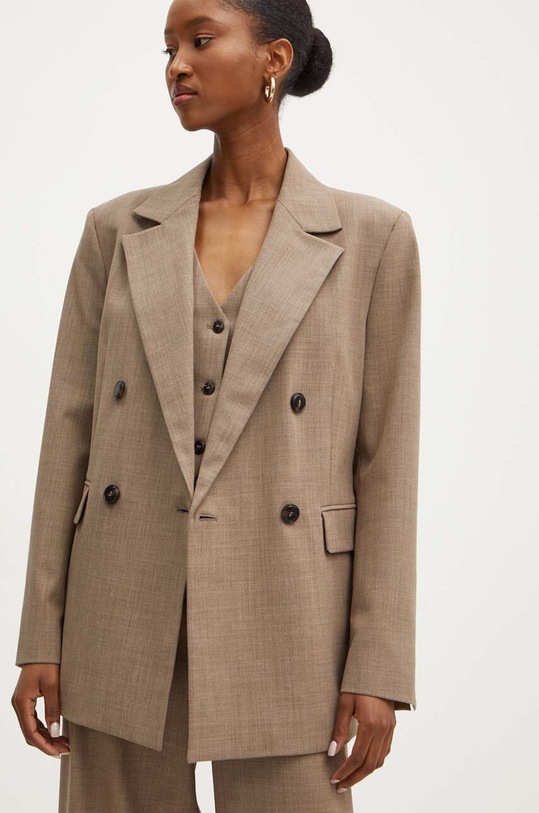 Sako s primjesom vune MAX&Co. bež 2426046022200