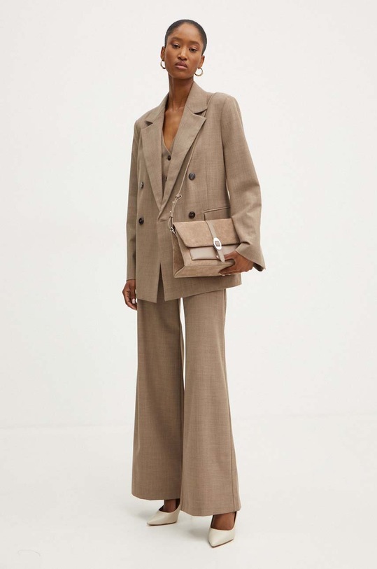 Vesta s příměsí vlny MAX&Co. 2426156012200 béžová AW24