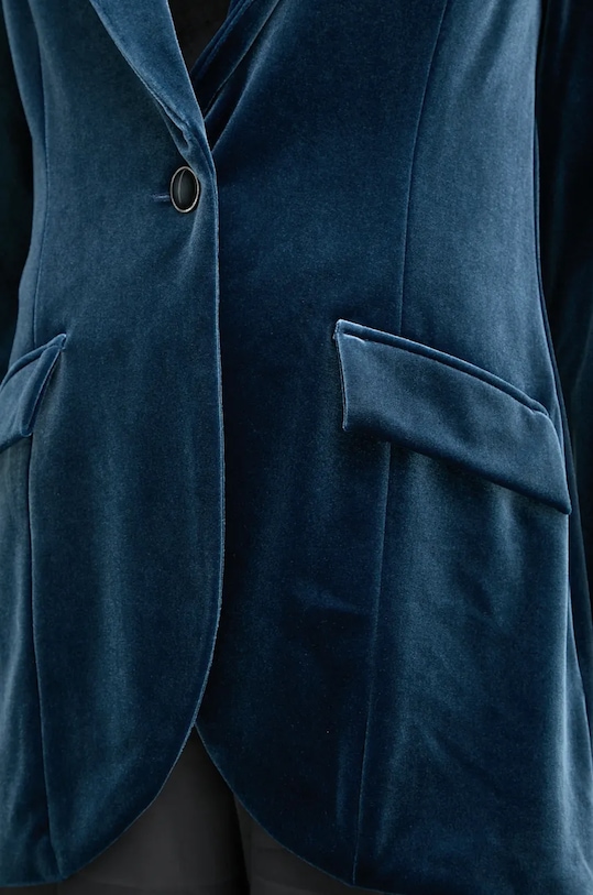 Пиджак из велюра Joseph Ribkoff 243286 тёмно-синий