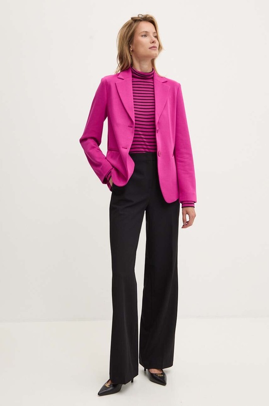 United Colors of Benetton marynarka 28MVDW026 różowy AW24