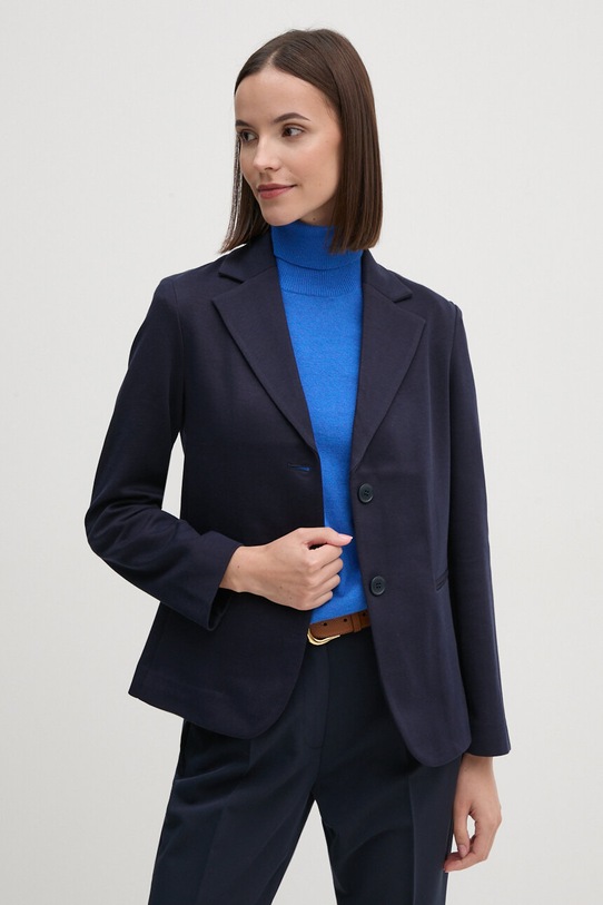 Піджак United Colors of Benetton без підкладки темно-синій 28MVDW026