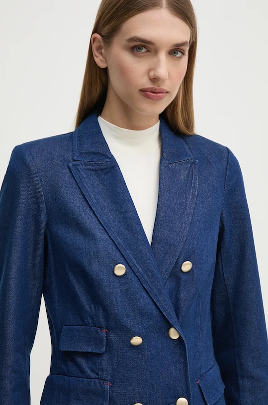 United Colors of Benetton jacheta denim albastru 23J2DW028