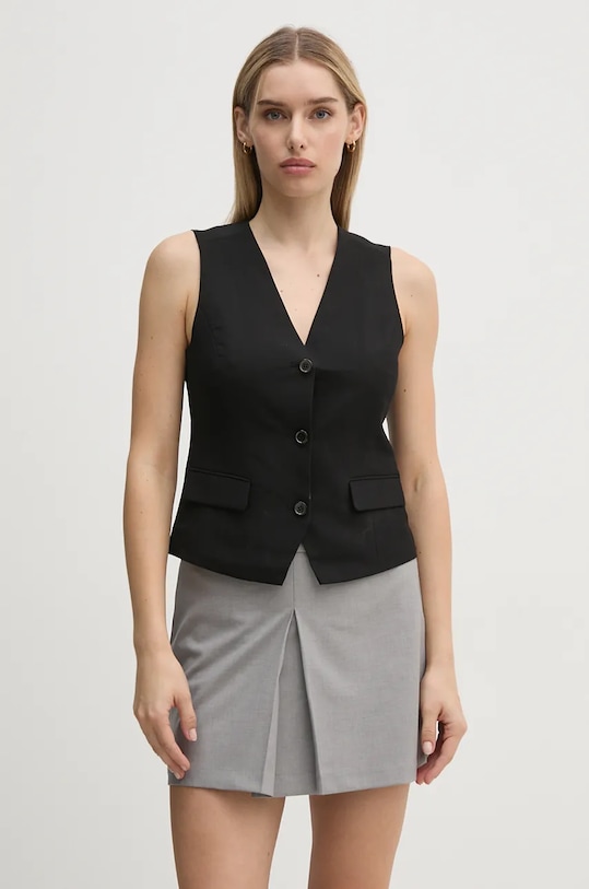 Vesta United Colors of Benetton látka černá 2OIGDJ00K