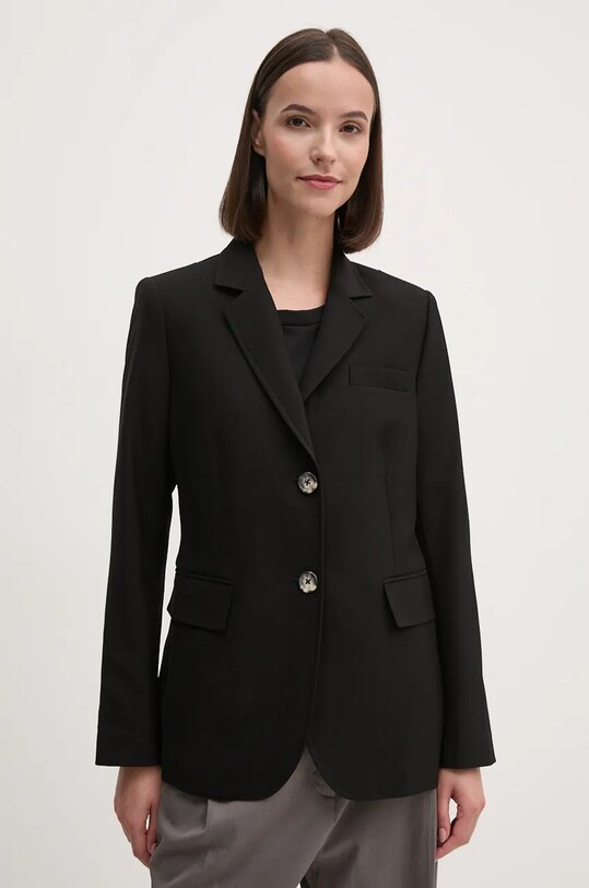 Dkny marynarka tkanina czarny D2G4A200