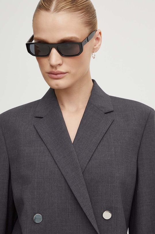 Vlnené sako Theory sivá O0601103