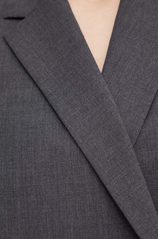 Vlnené sako Theory O0601103 sivá