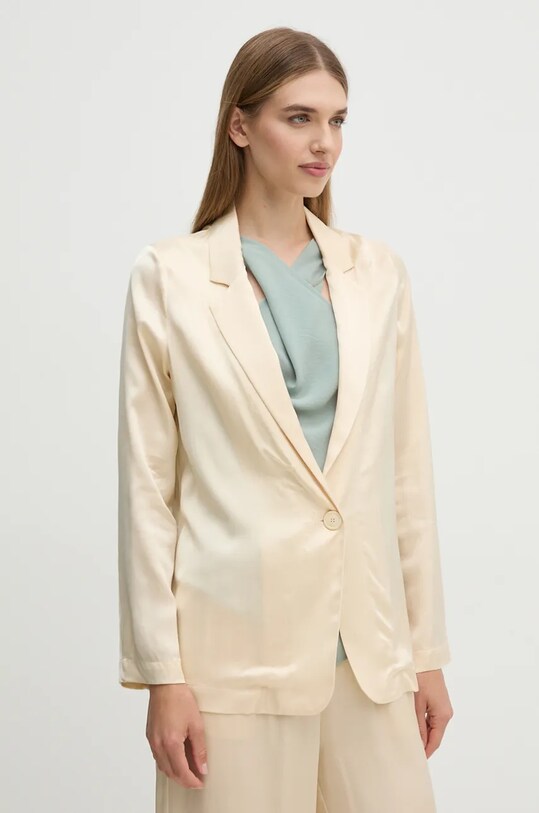 Піджак United Colors of Benetton без підкладки бежевий 2S7BDW02V