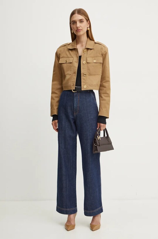 MICHAEL Michael Kors kurtka MT4108E3X6 beżowy AW24