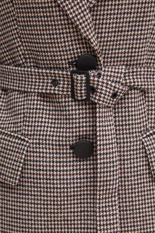 Пиджак с примесью шерсти Armani Exchange 6DYG18.YN1XZ бежевый