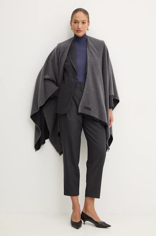 Vlněné sako Armani Exchange 6DYG47.YN9YZ šedá AW24