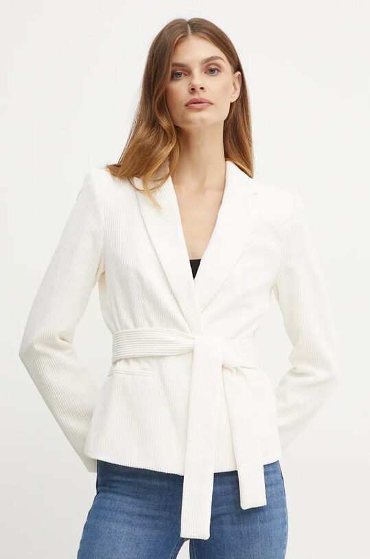 Вельветовый пиджак Armani Exchange с подкладкой розовый 6DYG48.YN8ZZ