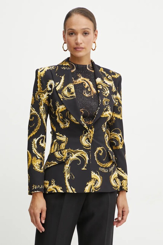 Versace Jeans Couture marynarka tkanina czarny 77HAQ702.NS515
