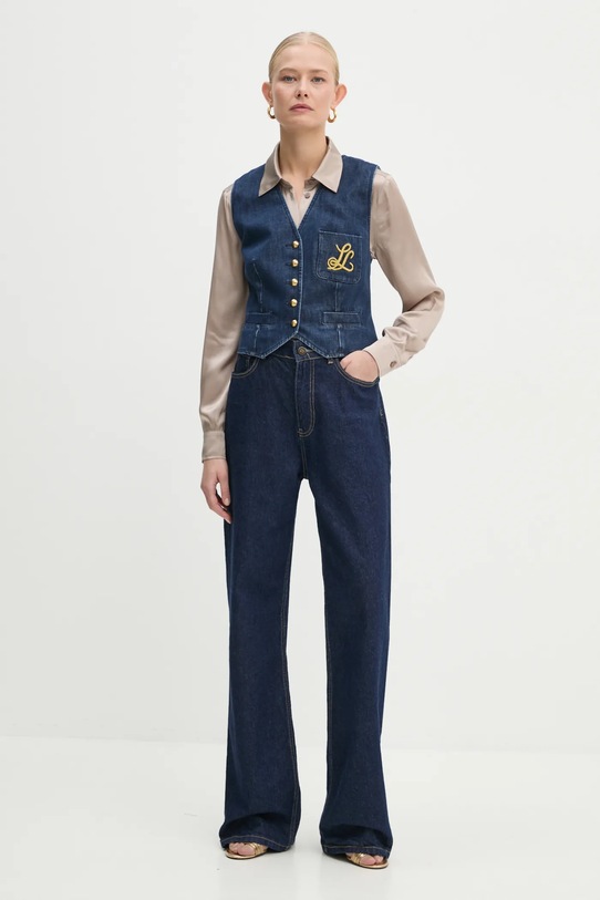 Luisa Spagnoli kamizelka SCUDIERO 541256 granatowy AW24